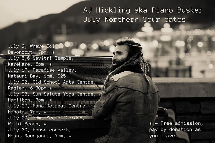 AJ Hickling July Northern Tour