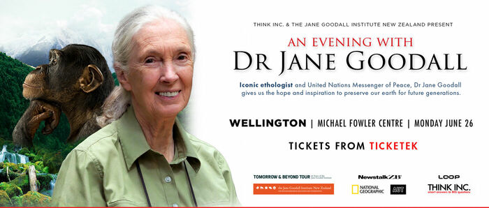 An Evening with Dr Jane Goodall - Wellington