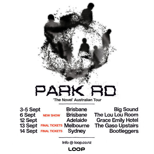 PARK RD ‘The Novel’ Album Release Tour: Australia