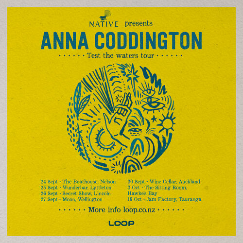 Anna Coddington Test The Waters Tour