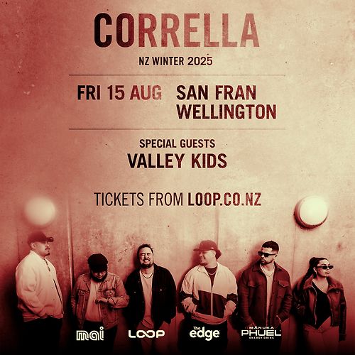 Corrella Skeletons Winter Tour - Wellington SOLD OUT