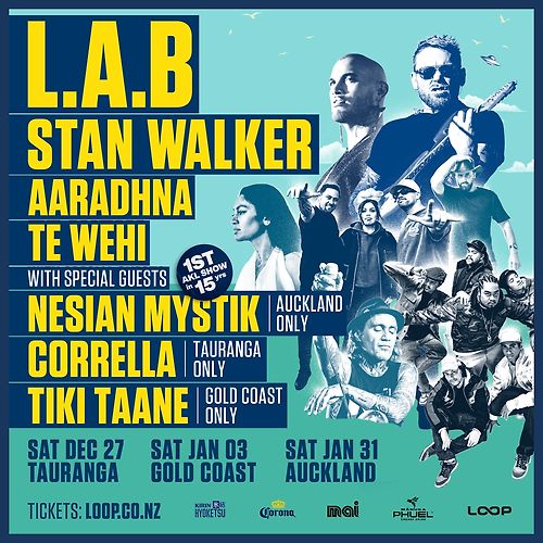 L.A.B & Stan Walker - AU/NZ Summer 2025/26