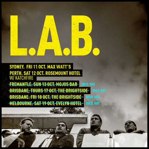 L.A.B. 2019 Australian Tour