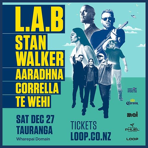 L.A.B & Stan Walker - Tauranga - Sat Dec 27