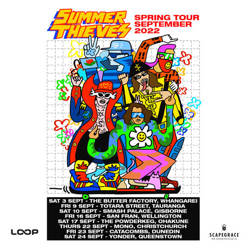 Summer Thieves 2022 Spring NZ Tour
