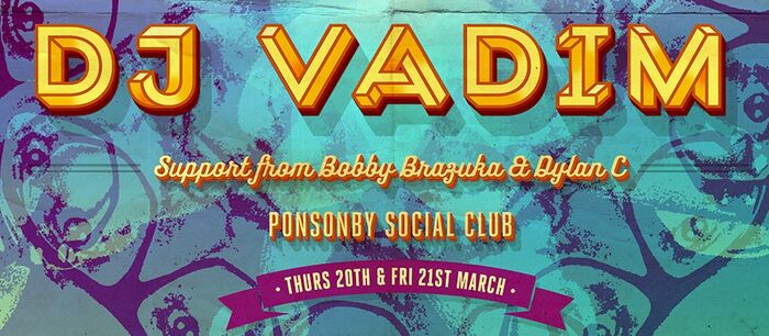 DJ Vadim Dubcatcher Australasian Tour