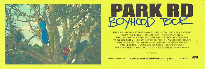 PARK RD - Boyhood Album Release Tour - Sydney