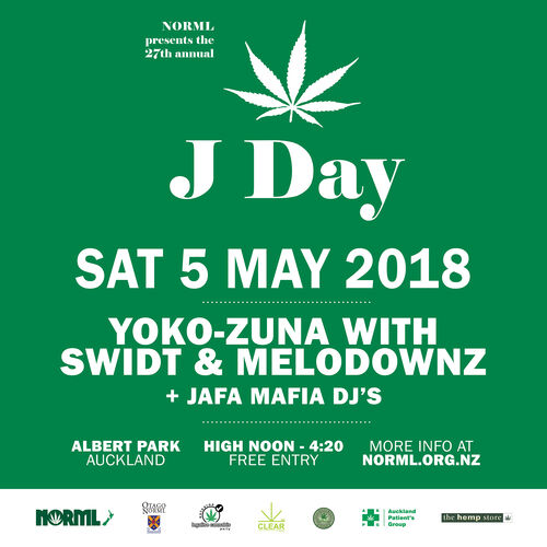J Day Auckland w/ Yoko-Zuna, SWIDT & Melodownz