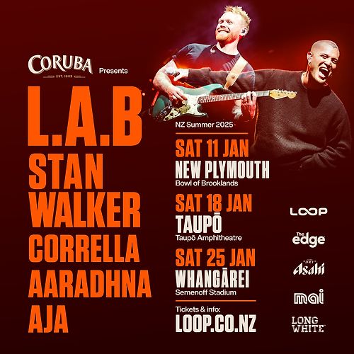 L.A.B, Stan Walker & Friends - NZ Summer Tour 2025