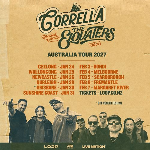 Corrella & The Elovaters - Aus Tour 2027