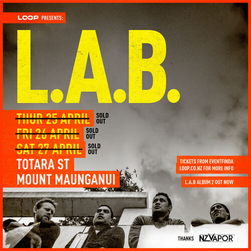 L.A.B. Live at Totara Street [SOLD OUT]